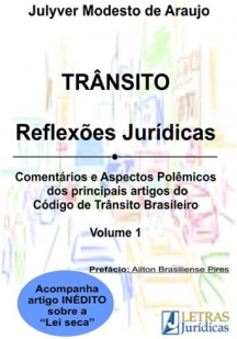 TRÂNSITO REFLEXÕES JURÍDICAS - VOLUME 1